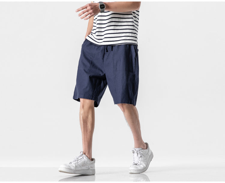Workwear Five-point Pants Men's Mid-pants All-match Casual Pants