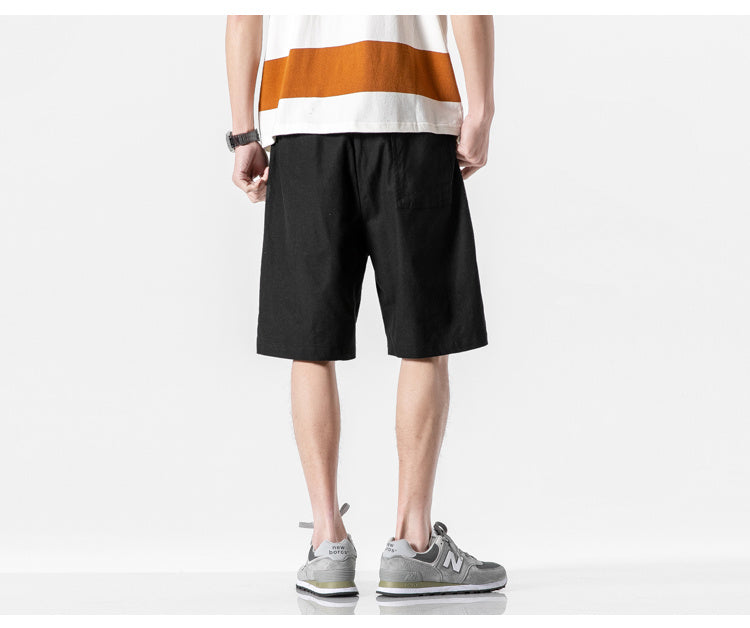 Workwear Five-point Pants Men's Mid-pants All-match Casual Pants