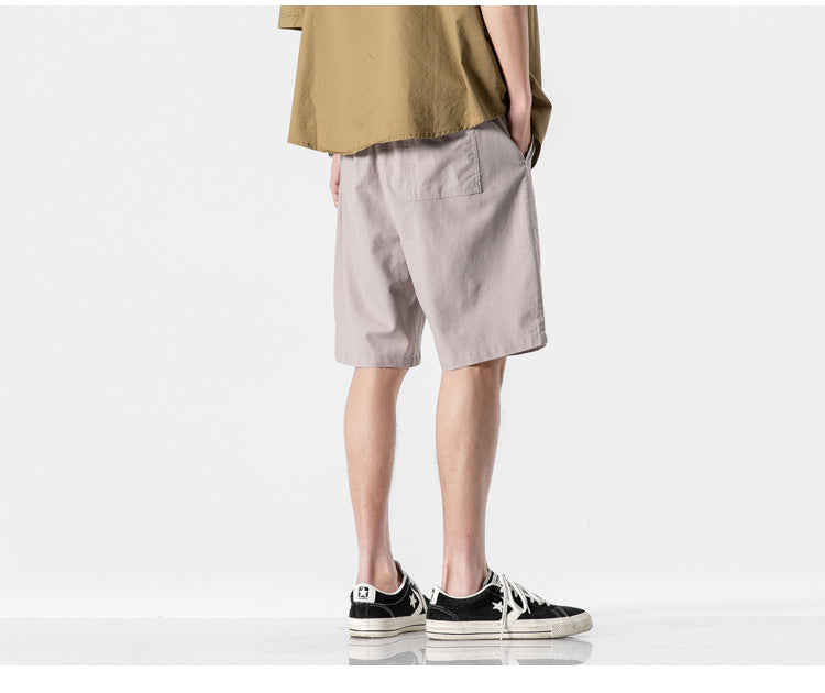 Workwear Five-point Pants Men's Mid-pants All-match Casual Pants