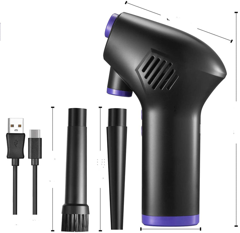 Cordless Air Duster Compressed Air Blower Electric Air Duster for Computer .