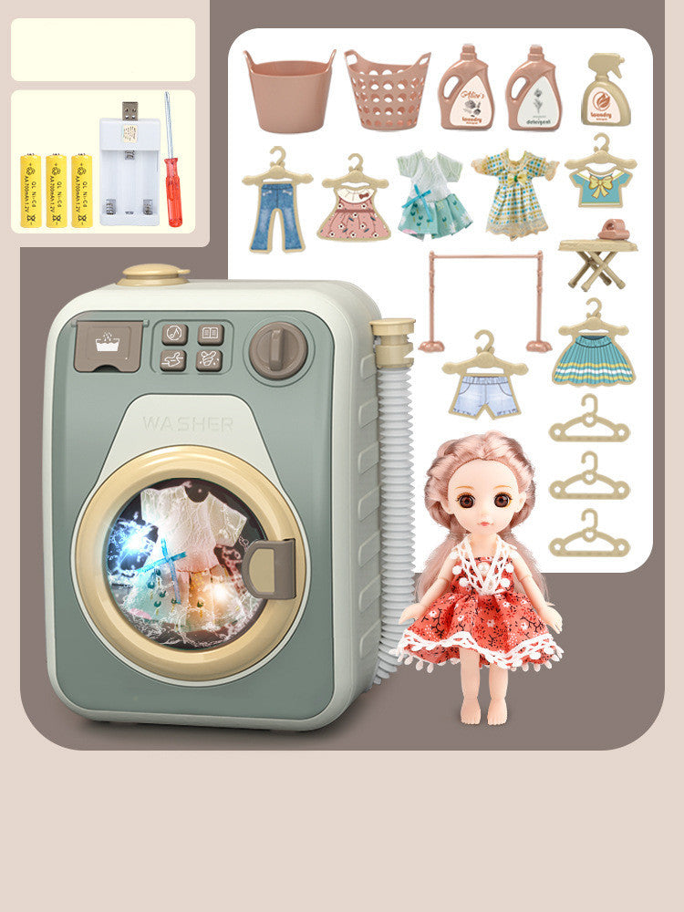 Mini Cleaning Toy Set Simulation Small Household Appliances Series Small Washing