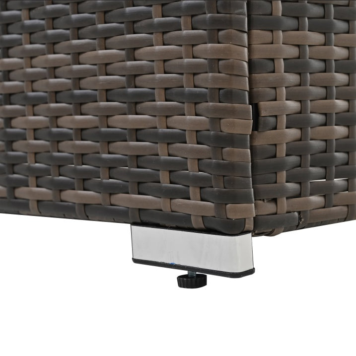 Patio Furniture, Outdoor Furniture, Seasonal PE Wicker Furniture, 4 Set Wicker Furniture.