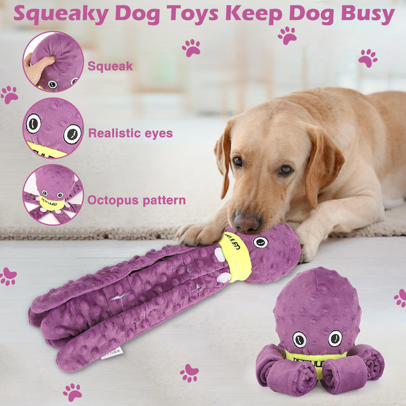 Dog Snuffle Toy Dog Plush Octopus Toys, Dog Puzzle Games Interactive Puppy