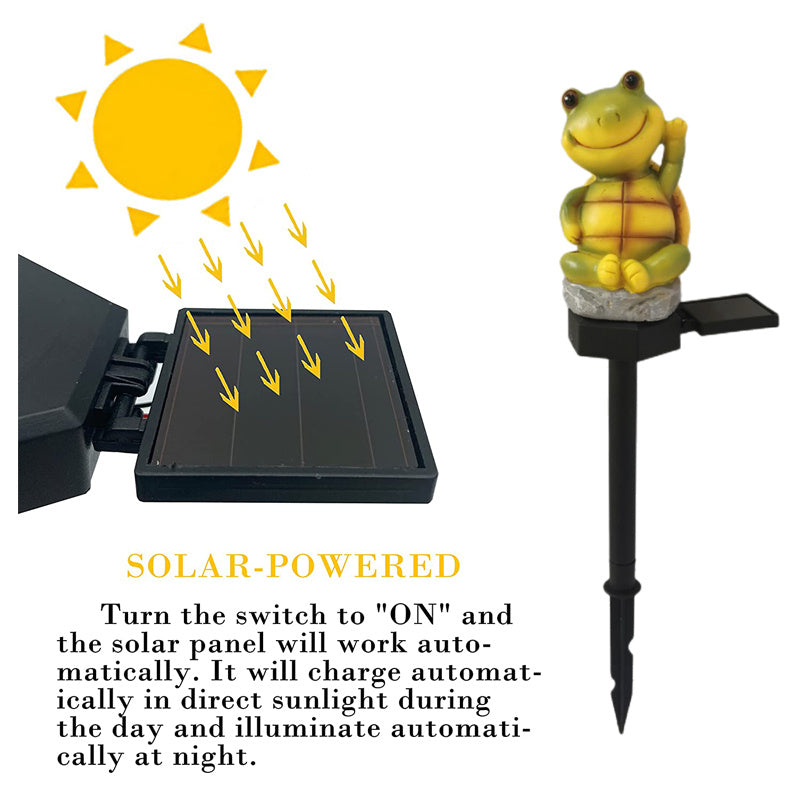 Solar Garden Light Outdoor, Owl Solar Garden Stake Light, Waterproof Warm White