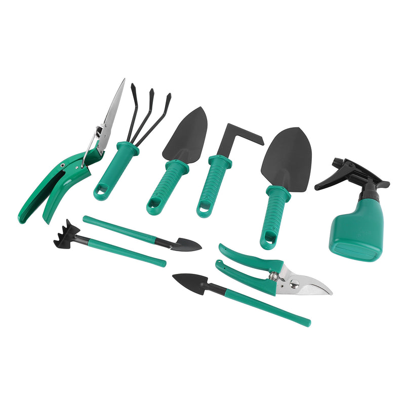 Gardening Garden Tools 10 Piece Set Scissors Spades Shovels Spray Cans