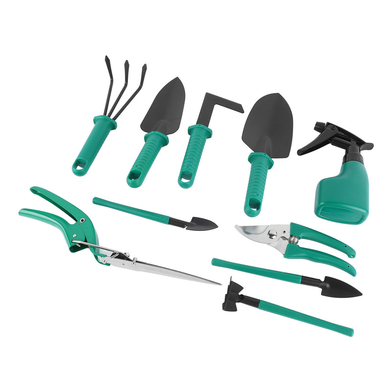 Gardening Garden Tools 10 Piece Set Scissors Spades Shovels Spray Cans