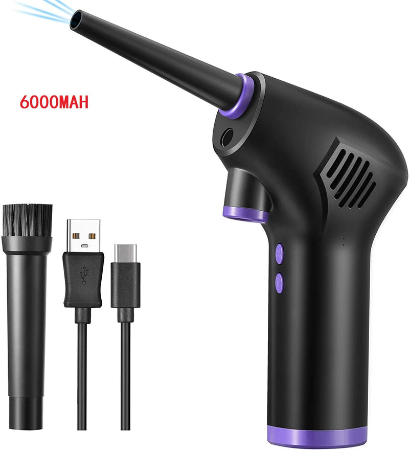 Cordless Air Duster Compressed Air Blower Electric Air Duster for Computer .
