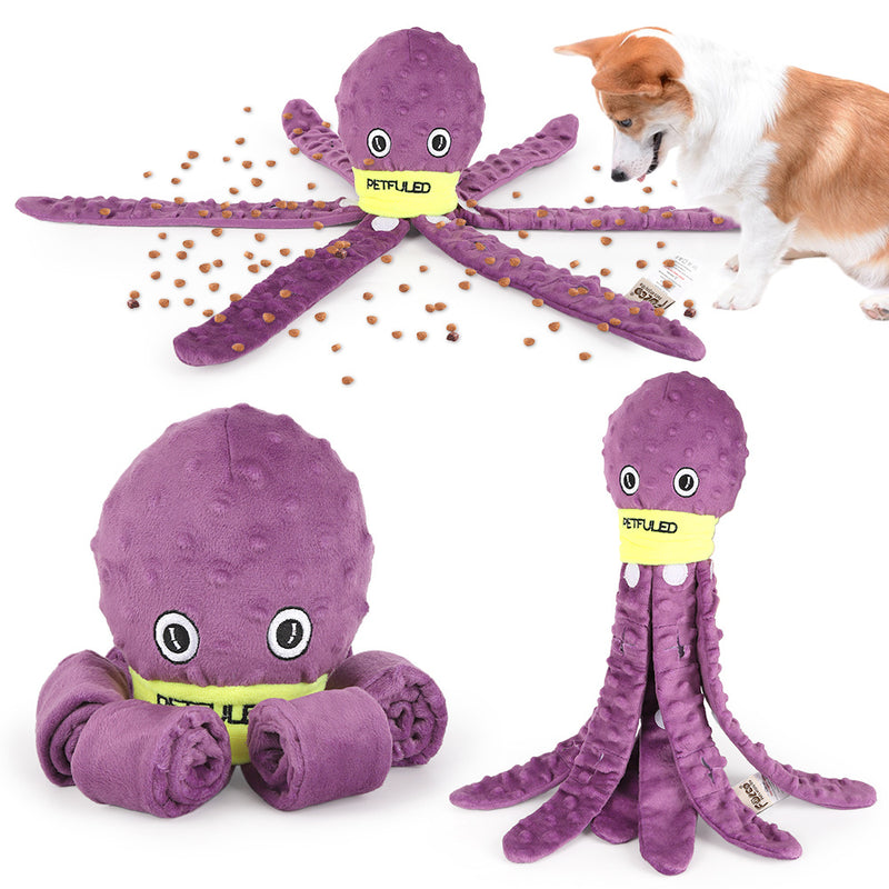 Dog Snuffle Toy Dog Plush Octopus Toys, Dog Puzzle Games Interactive Puppy