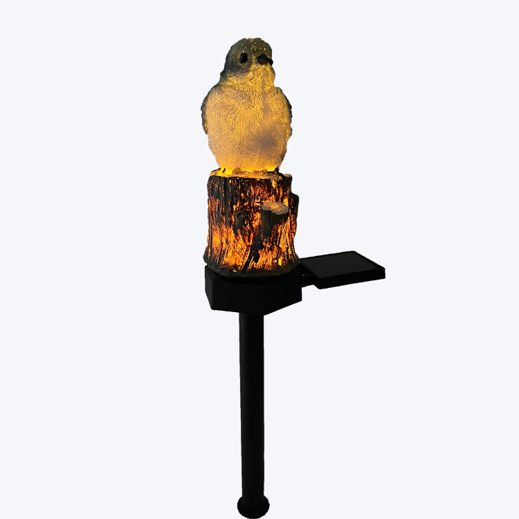 Solar Garden Light Outdoor, Owl Solar Garden Stake Light, Waterproof Warm White