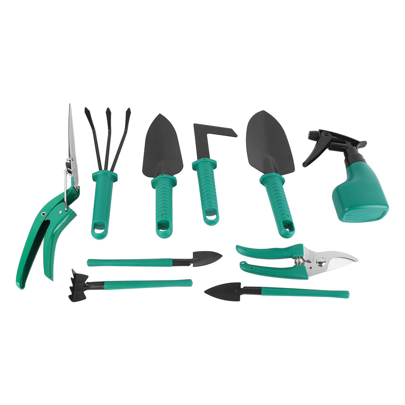 Gardening Garden Tools 10 Piece Set Scissors Spades Shovels Spray Cans