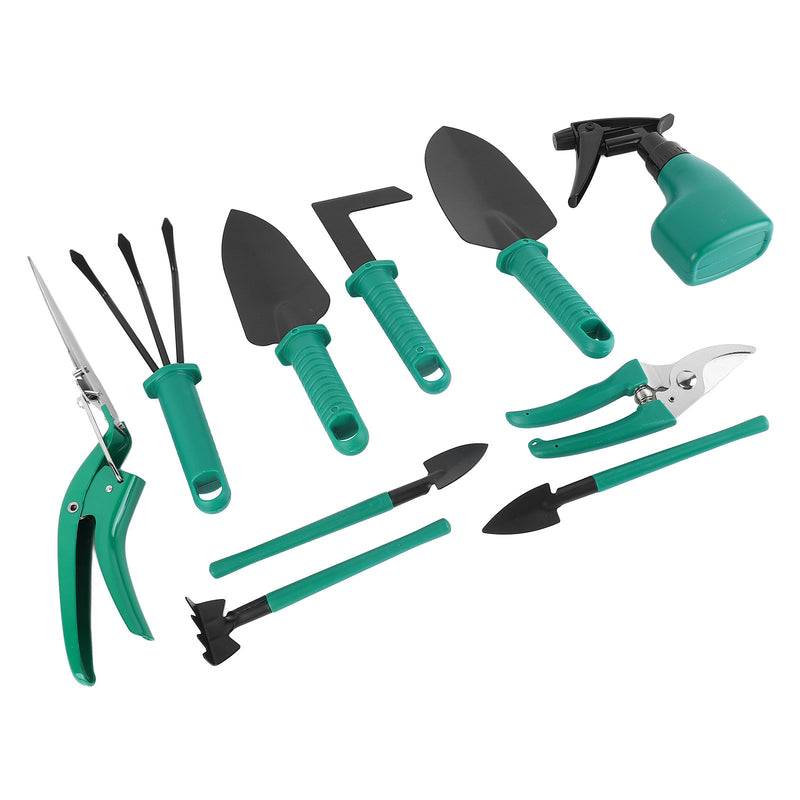 Gardening Garden Tools 10 Piece Set Scissors Spades Shovels Spray Cans